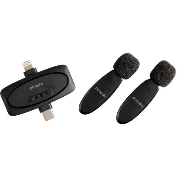 میکروفون بی سیم یقه‌ای پورودو 2MLAV-BK کد 943