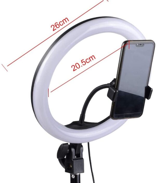 رینگ لایت همراه با سه پایه مدل Ring Light HX-260 کد 2359