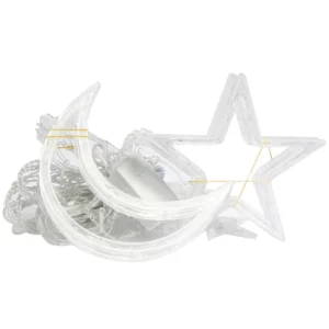 ریسه ال ای دی مدل ماه و ستاره  طول 2.5 متر  کد1439