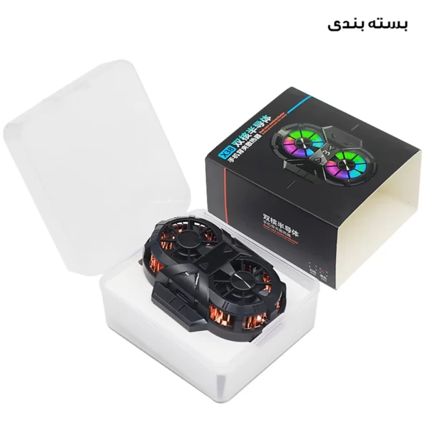 خنک کننده گوشی موبایل مدل دوفن کد X38-PUBG کد 2345