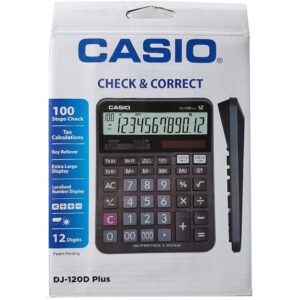 ماشین حساب کاسیو مدل DJ-120D Plus کد 1983