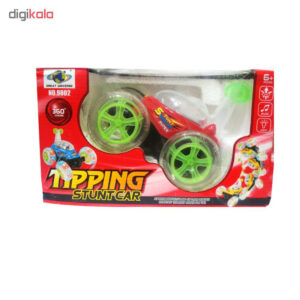ماشین دیوانه کنترلی مدل چهار باطری 9802 TIPPING STUNT Stunt Car کد1404
