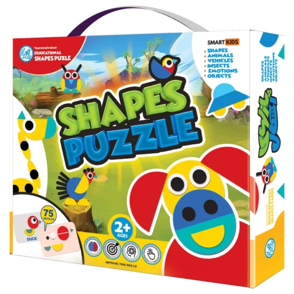 بازی آموزشی مدل پازل اشکالshapes puzzle کد1188
