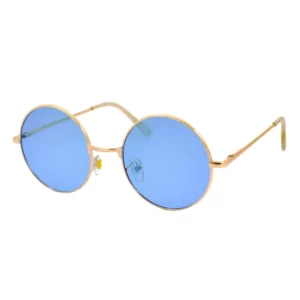 عینک آفتابی مدل Round Metal Blue کد2296
