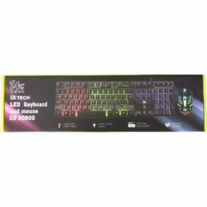 کیبورد و ماوس گیمینگ یوسیتک co-3080G کد1586
