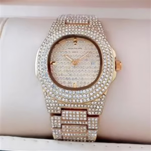 ساعت PATEK PHILIPPE فول نگین طلایی 1864