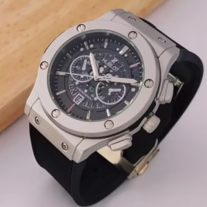 ساعتمچی مردانه هابلوت قاب نقره ای رنگ hublot کد1806