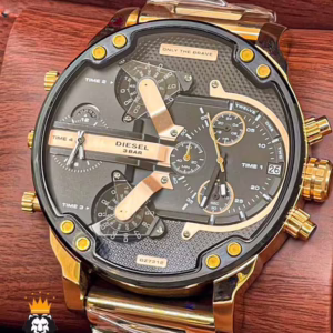 ساعت مچی مردانه دیزل هفت موتوره رزگلد DIESEL MR. Daddy DZ-4579 کد1847