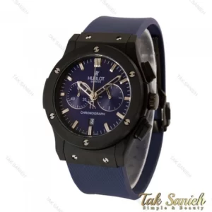 ساعت هابلوت مردانه سرمه ای مشکی سه موتوره Hublot-4160-G کد2199