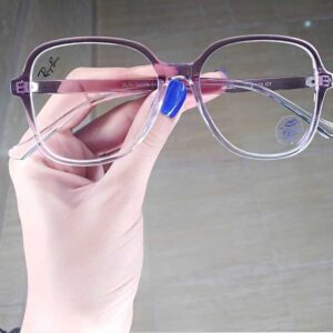 عینک بلوکات فریم بیضی بنفش تیره کد2298