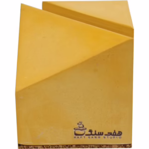جاکارتی رومیزی سنگی برسام استودیو هفت سنگ رنگ انبه ای(bcpt) کد2116
