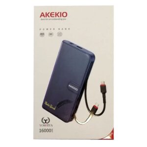 پاوربانک اککیو مدل NB8 ظرفیت 16000 میلی آمپر ساعت کد2196