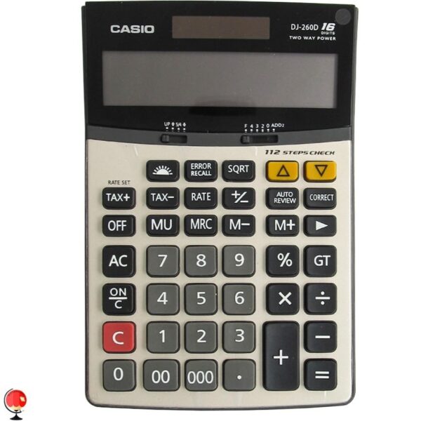 ماشین حساب کاسیو Casio DJ-260D کد 1312