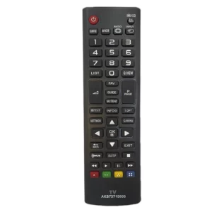 ریموت کنترل تلویزیون مدل 605 مناسب برای تلویزیون ال جی کد1593