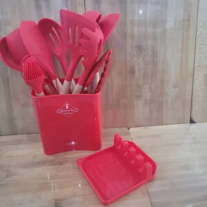 سرویس کفگیر ملاقه سیلیکونی . وارداتی کد2181