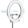 رینگ لایت همراه با سه پایه مدل Ring Light HX-260 کد 2359
