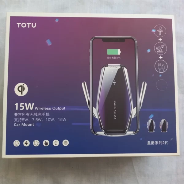 نگهدارنده گوشی و شارژر بی سیم گوشی موبایل توتو مدل KING SERIES کد 2346