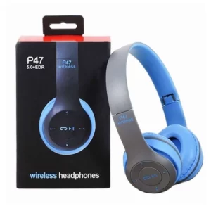 هدفون بلوتوثی رم خور مدل P47  کد1316