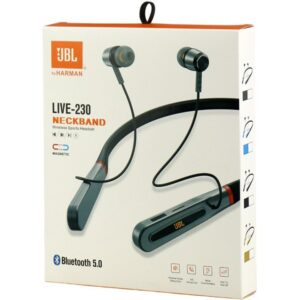 هندزفری بلوتوث دورگردنی و رم خور JBL LIVE-230 کد2183