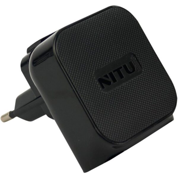شارژر دیواری Nitu NT-TC026 3Port 3.4A + کابل میکرو یو اس بی و تبدیل EU کد 1163