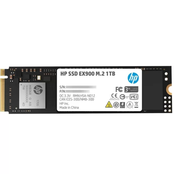 ناموجوداس اس دی اینترنال اچ‌پی مدل HP SSD EX900 M.2 1TB ظرفیت یک ترابایت کد1348