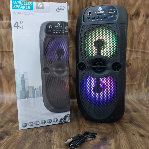 اسپیکر بلوتوثی قابل حمل ای ال دبلیو مدل KTX-1526 کد 2389