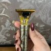 ماشین اصلاح سر و صورت بدنه فلزی تیغه فلزی بزرگVintage T9 کد 1199