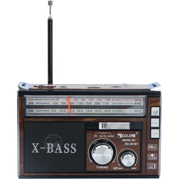 رادیو – اسپیکر گولون مدل RX-381BT کد 1612