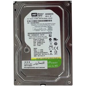 هارد دیسک اینترنال وسترن دیجیتال مدل WD-AV-GP WD5000AVDS ظرفیت 500 گیگابایت کد1552
