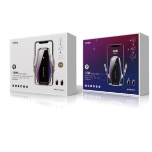 نگهدارنده گوشی و شارژر بی سیم گوشی موبایل توتو مدل KING SERIES کد 2346