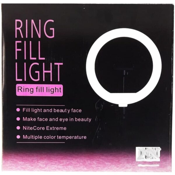 رینگ لایت همراه با سه پایه مدل Ring Light HX-260 کد 2359