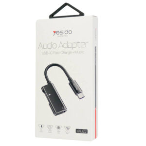 مبدل USB-C به جک 3.5 میلیمتری / USB-C یسیدو مدل YAU22 کد2716