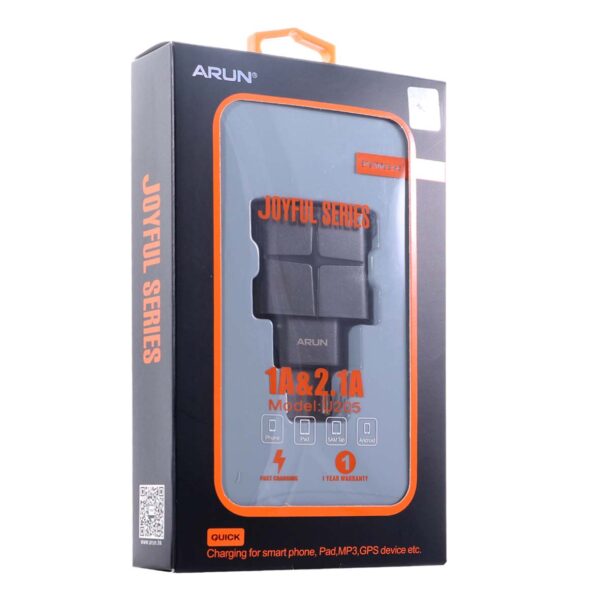 شارژرسریع دیواری ARUN مدل U 205 - مشکی کد2843