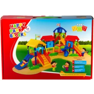 بازی آموزشی 58 تکه تک توی مدل Happy Park Blocks کد3073