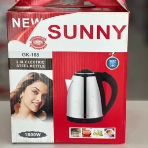 کتری برقی استیل سانی SUNNY با ظرفیت 2لیتر و توان 1800 وات کد3095