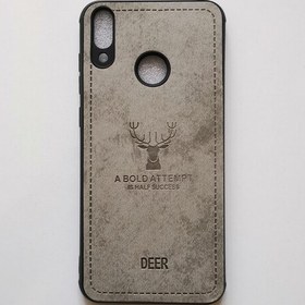 قاب طرح پارچه ای ژله ای Deer طوسی درجه یک گوشی هوآوی Honor 3i کد2603