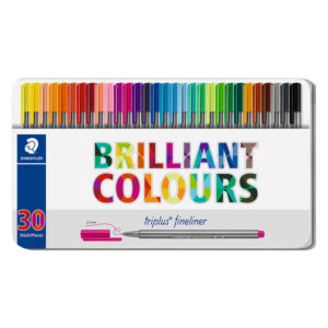 روان نویس استدلر  مدل Triplus Fineliner Brilliant Colours بسته 30 عددی کد3199