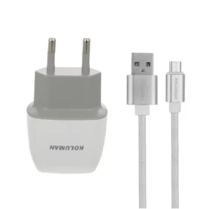 شارژر دیواری کلومن مدل KC-H805 به‌همراه کابل microusb کد3014