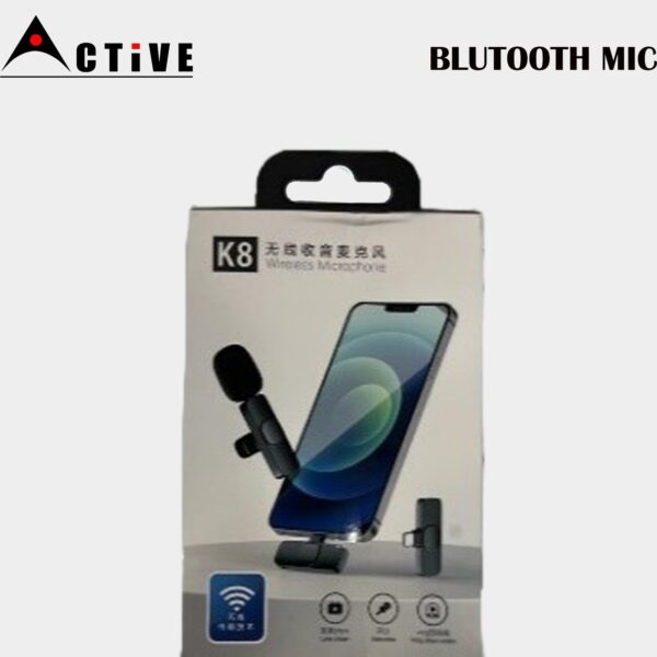 میکروفن تولید محتوا بی سیم برند اکتیو مدل BLUTOOTH MIC کد3078