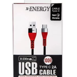 کابل تبدیل USB به USB-C ایکس-انرژی مدل X-230 طول 1 متر کد3573