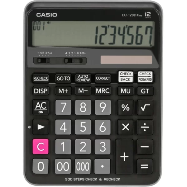 ماشین حساب کاسیو مدل DJ-120D Plus کدm102