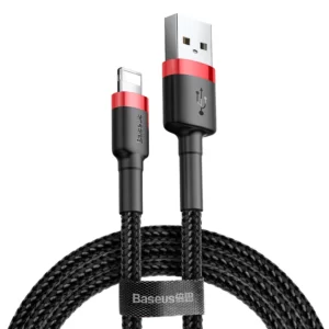 کابل تبدیل USB به لایتنینگ باسئوس مدل CALKLF-C19 Cafule طول 2 متر کد3617