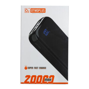 پاوربانک اوتوپلاس مدل OTWOPLUS-8021 ظرفیت 20000 میلی آمپر ساعت کد3836