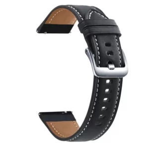بند مدل Lea-ther مناسب برای ساعت هوشمند سامسونگ Galaxy Watch Active / Active 2 40mm / Active 2 44mm / Gear S2 / Watch 3 size 41mm کد3977
