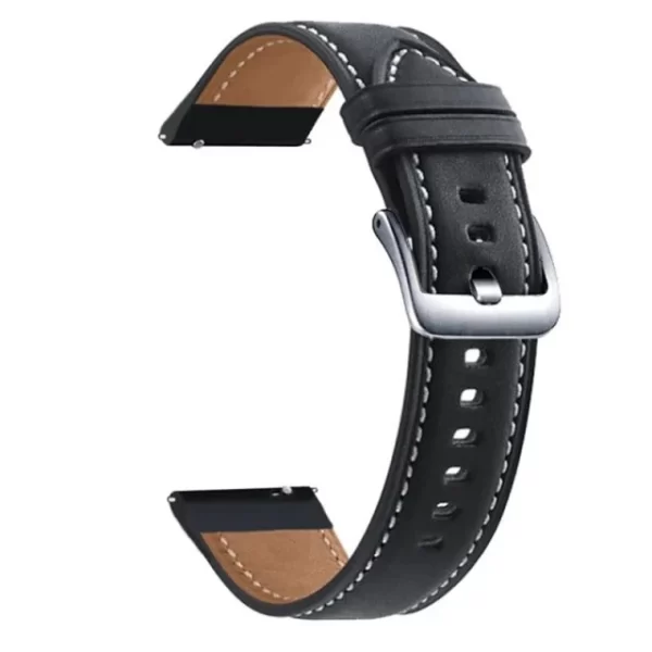 بند مدل Lea-ther مناسب برای ساعت هوشمند سامسونگ Galaxy Watch Active / Active 2 40mm / Active 2 44mm / Gear S2 / Watch 3 size 41mm کد3977