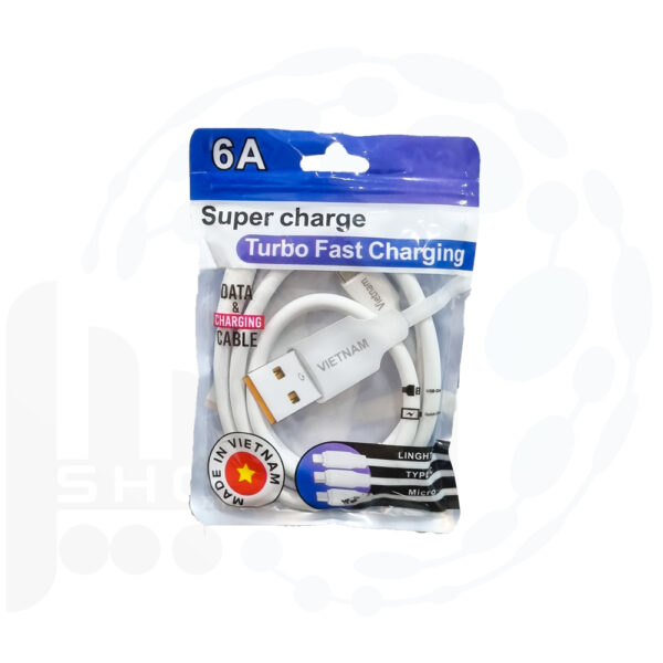 کابل شارژ Micro مدل 120W برند Turbo کد3580