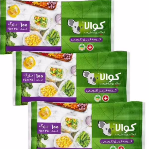 کیسه فریزر کوالا مدل تقویمی سه بسته 100 عددی کدm5001
