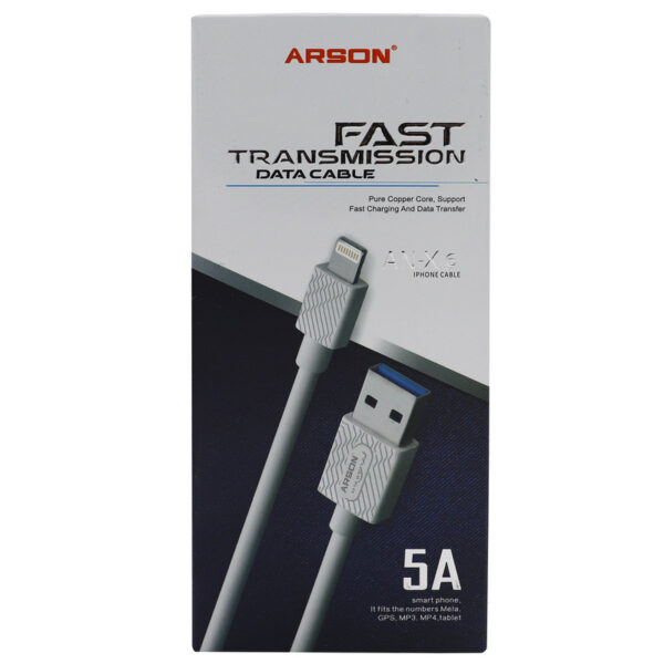 کابل تبدیل USB به لایتنینگ آرسون مدل AN-X6 به طول 1 متر کدM5163