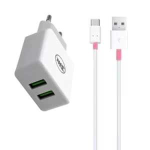 شارژر دیواری تری ام مدل MS-F333 به همراه کابل تبدیل microUSB کدm5078