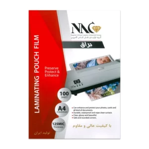 طلق پرس ان ای سی مدل 125 سایز A4 بسته 100 عددی کدm5190